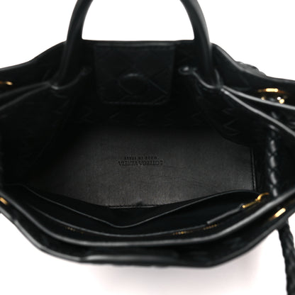 Bottega Veneta Nappa Intrecciato Small Andiamo Shoulder Bag Black 5 of 9