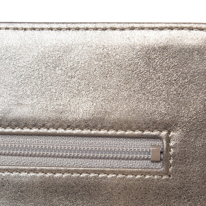 Chanel Metallic Calfskin Quilted Boy Wallet On Chain WOC Gold 18 of 18