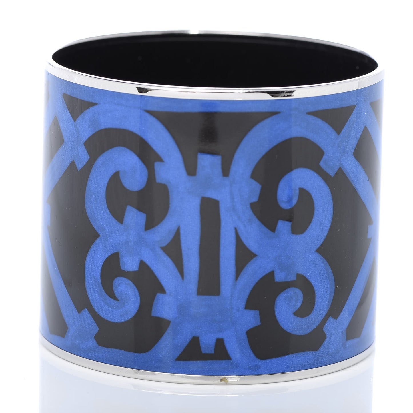 Enamel Printed Mega Wide Balcons du Guadalquivir Bracelet 62 Blue