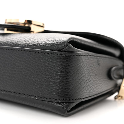 Gucci Dollar Calfskin Interlocking G Crossbody Bag Black 10 of 11