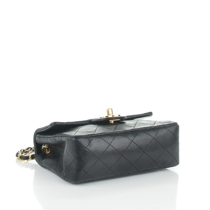 Chanel Lambskin Quilted Mini Square Flap Black 4 of 10