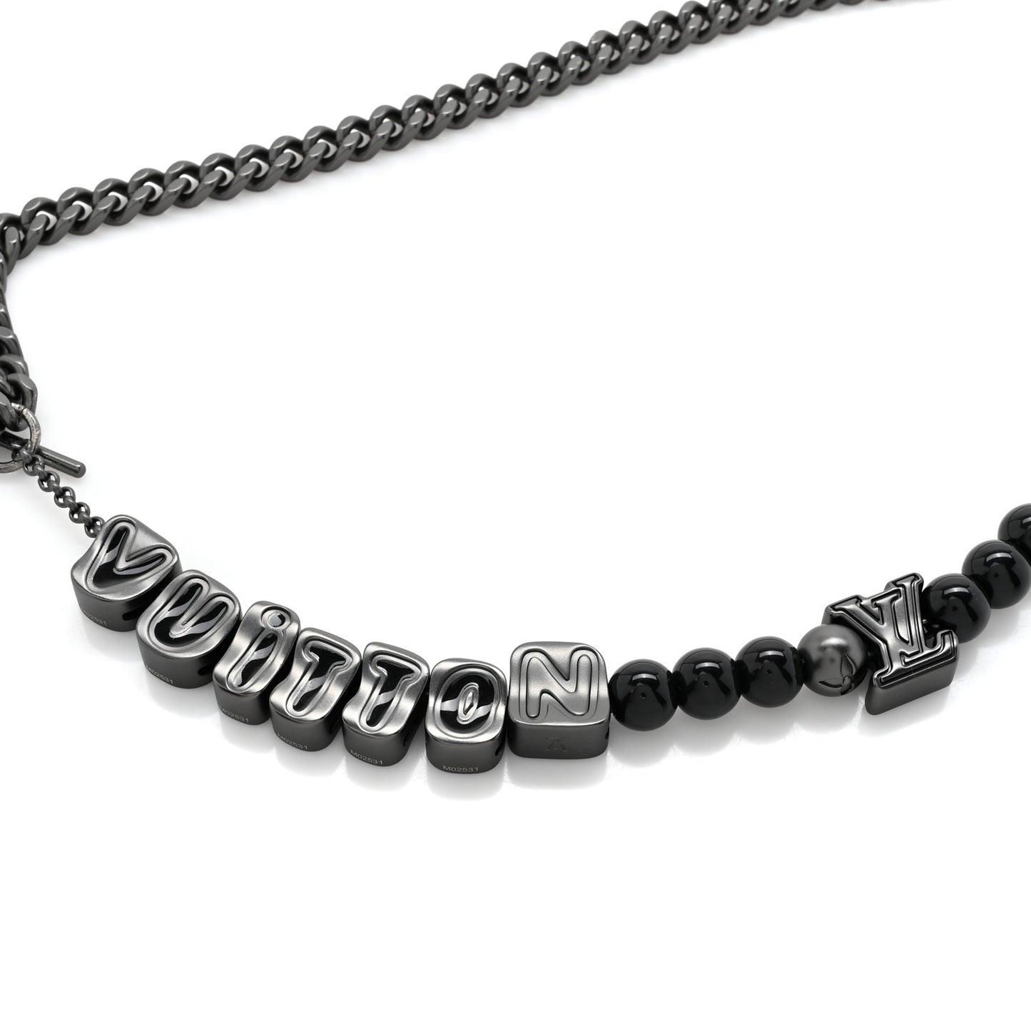 Ruthenium Vuitton Chain Belt