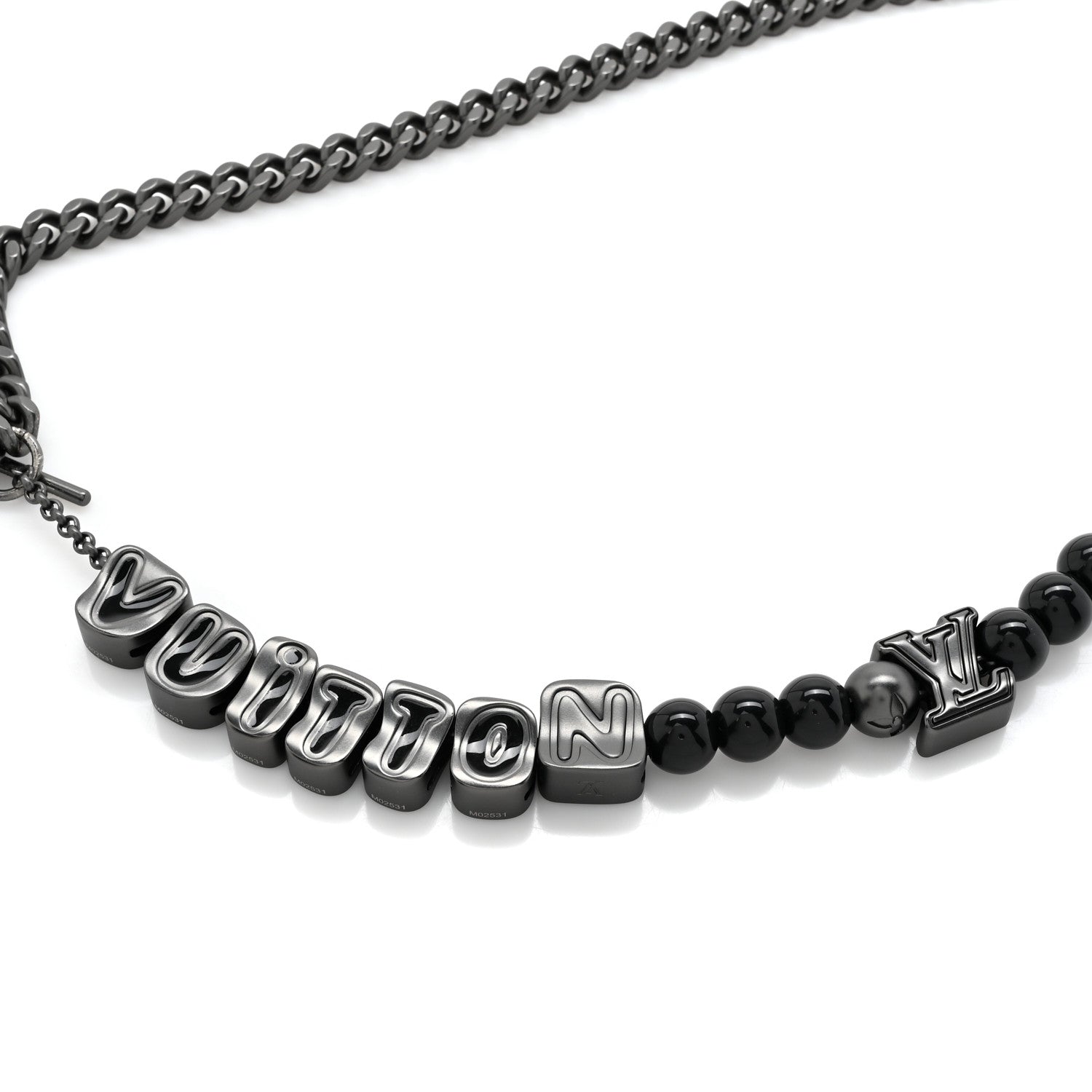 Louis Vuitton Ruthenium Vuitton Chain Belt 5 of 6