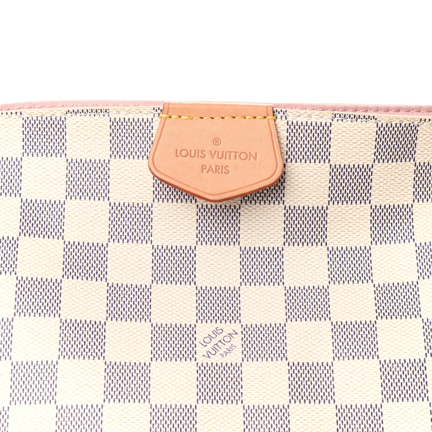 Damier Azur Graceful MM Rose Ballerine