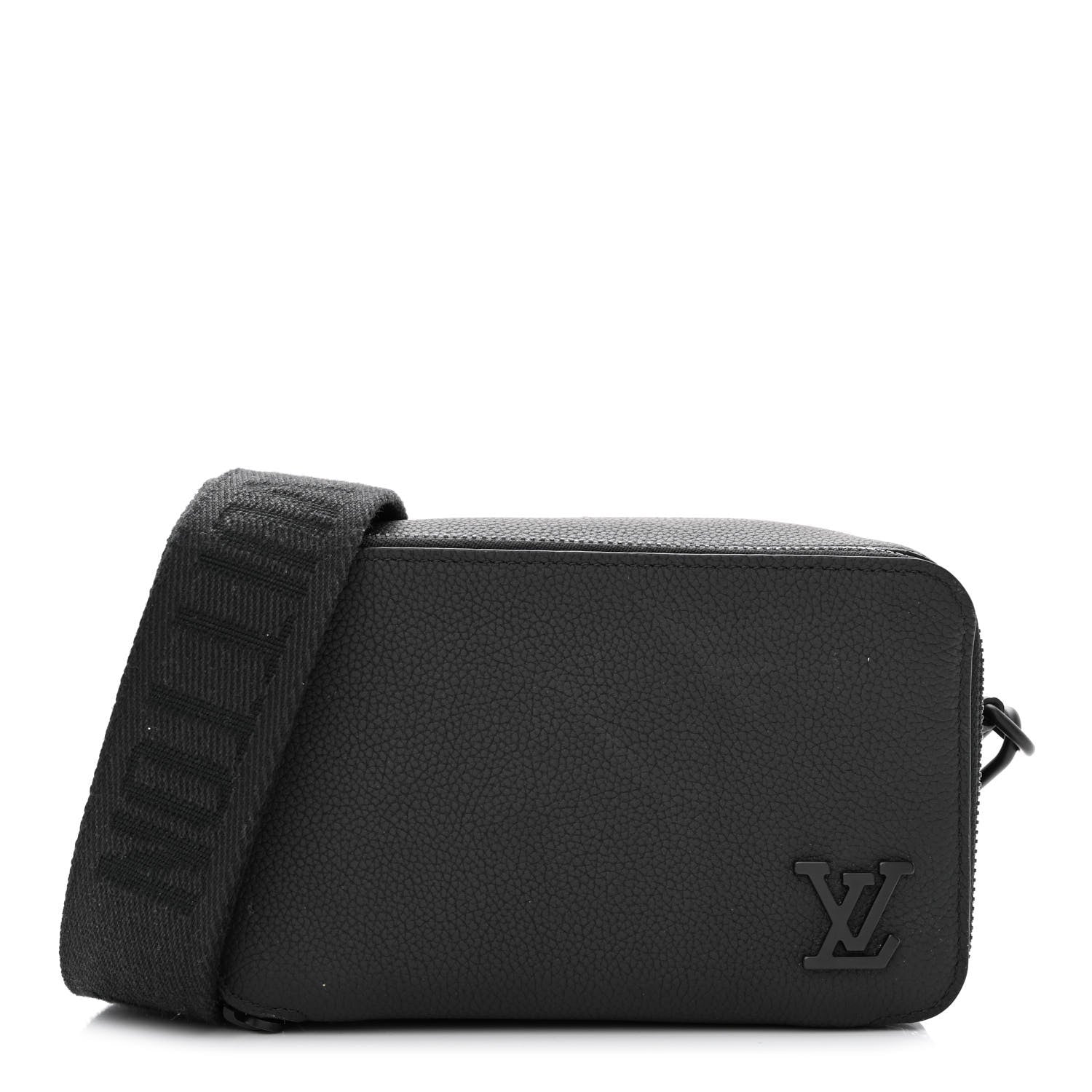 Louis Vuitton Calfskin Aerogram Alpha Wearable Wallet Black 1 of 11