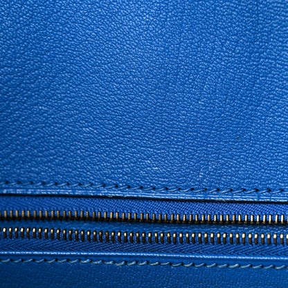 Hermes Courchevel Birkin 35 Bleu France 33 of 66