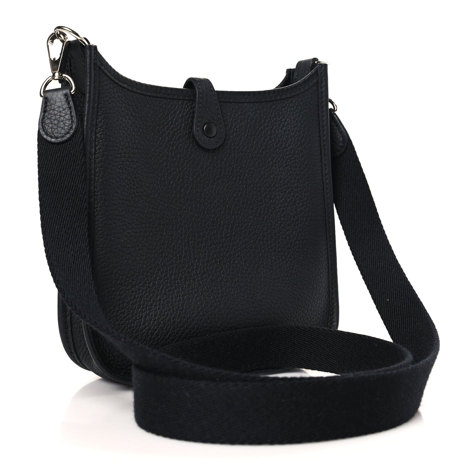 Hermes Taurillon Clemence Evelyne TPM Black 3 of 9