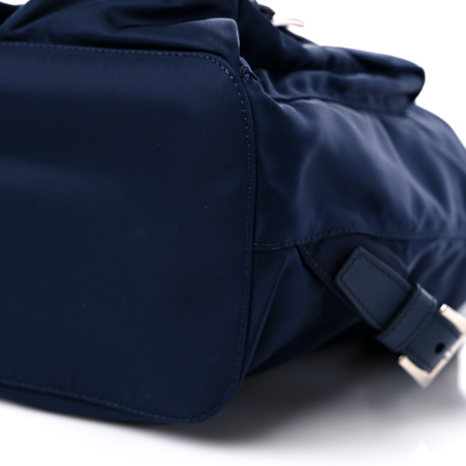 Prada Tessuto Nylon Saffiano Small Backpack Baltico 7 of 7