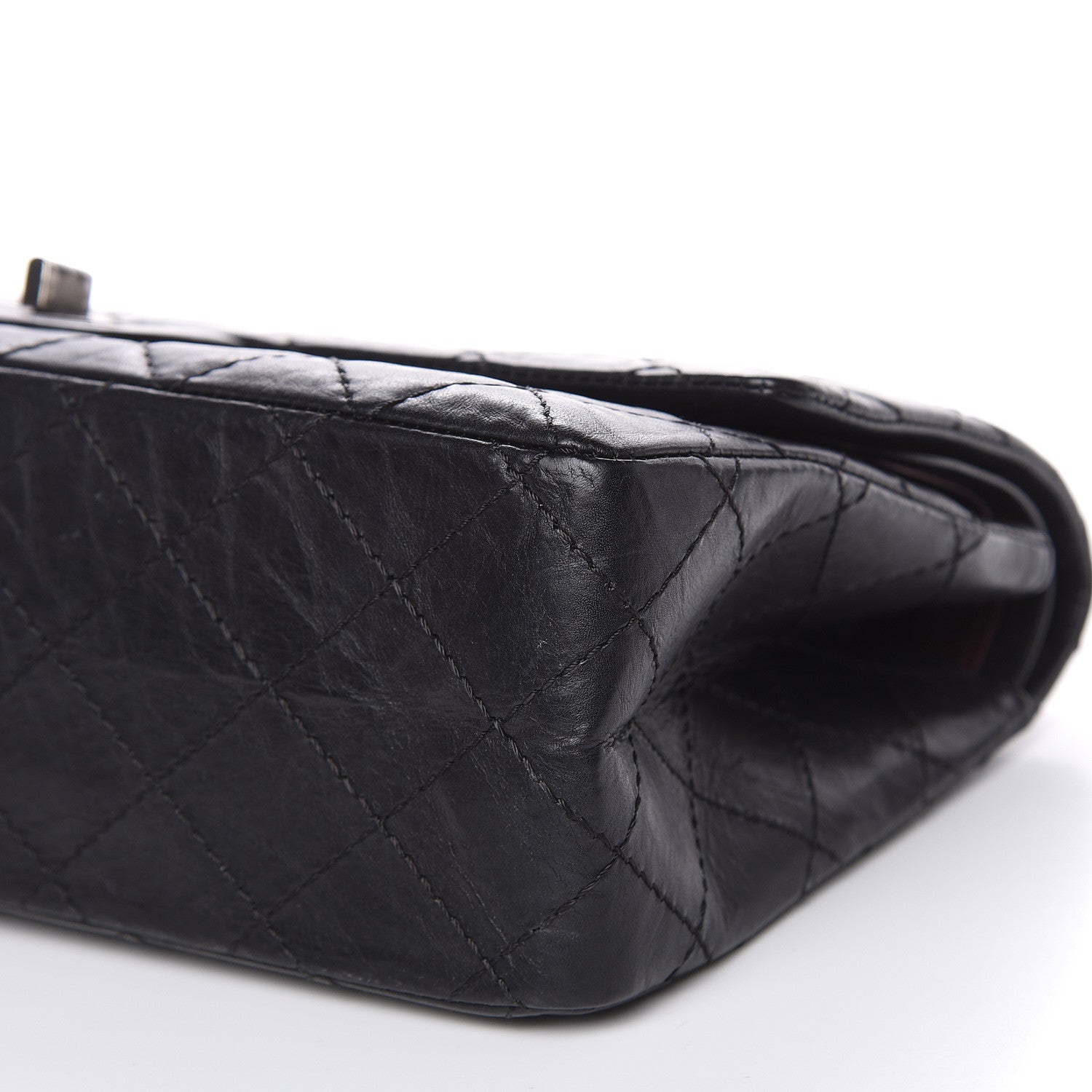 Chanel Aged Calfskin Quilted 2.55 Reissue 226 Flap Black 11 of 12