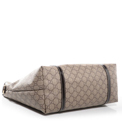 Gucci GG Plus Monogram Tattoo Heart Medium Joy Tote Ebony 3 of 6