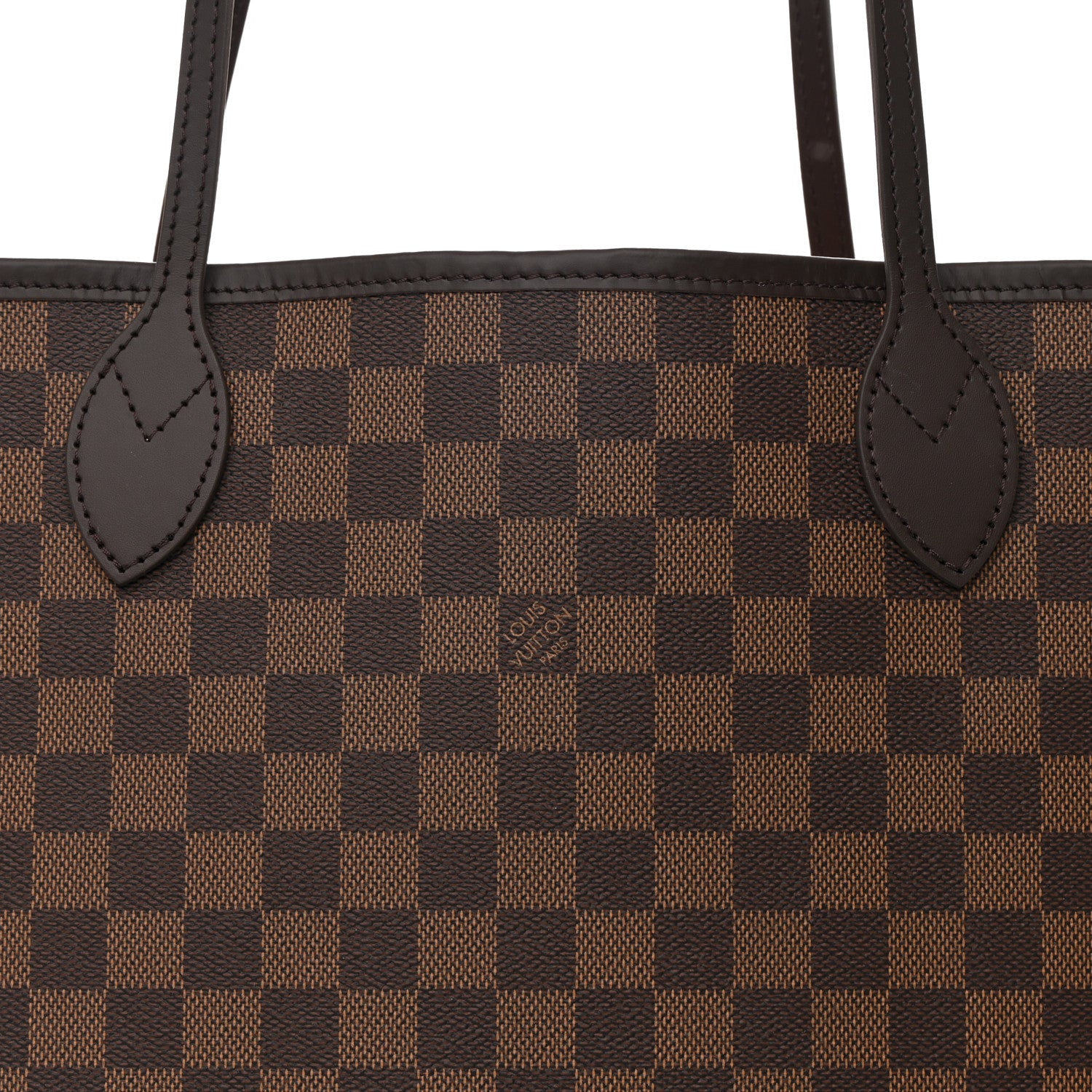 Louis Vuitton Damier Ebene Neo Neverfull MM Rose Ballerine 7 of 9