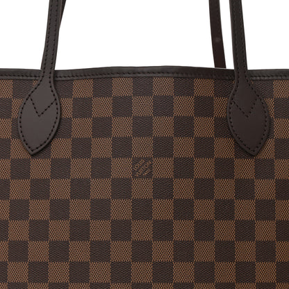 Louis Vuitton Damier Ebene Neo Neverfull MM Rose Ballerine 7 of 9