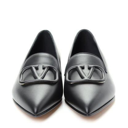 Valentino Garavani Nappa Vlogo Loafers 38 Black 2 of 10