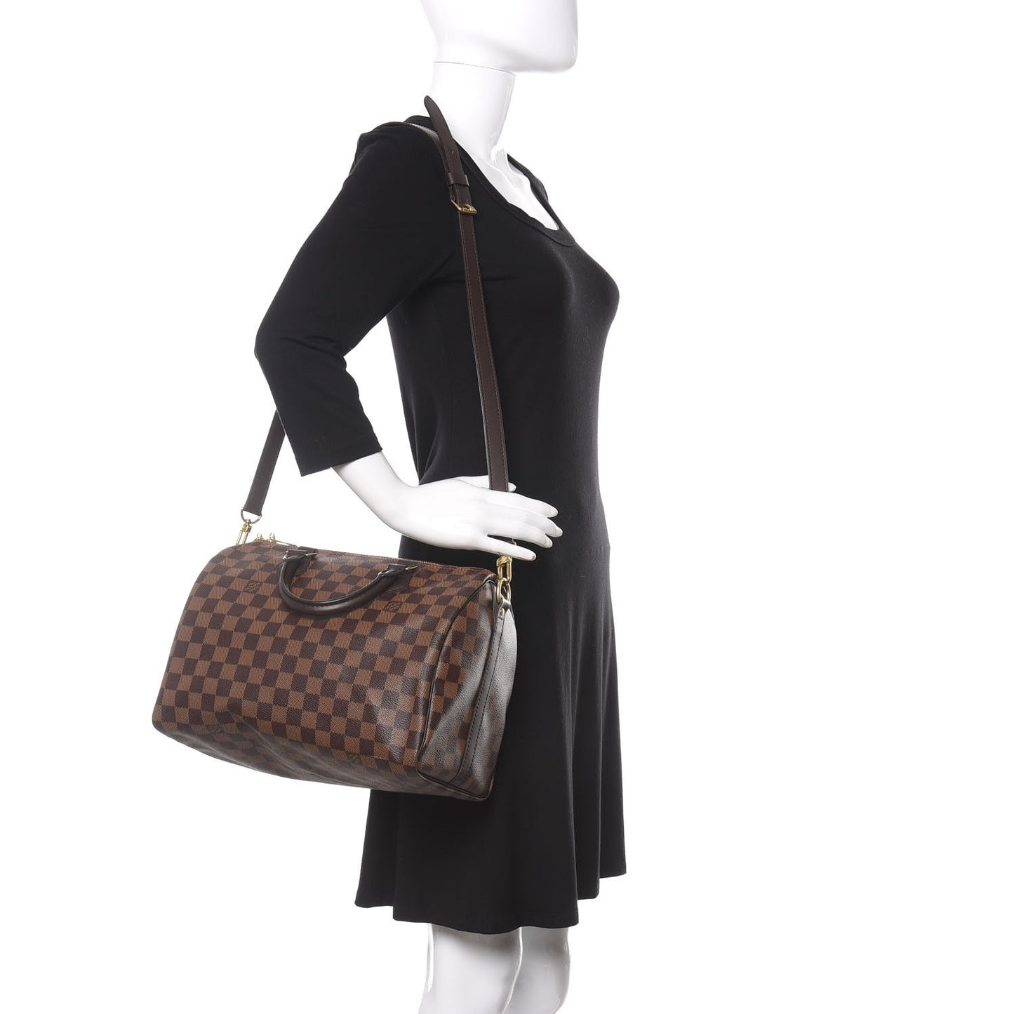 Damier Ebene Speedy Bandouliere 30