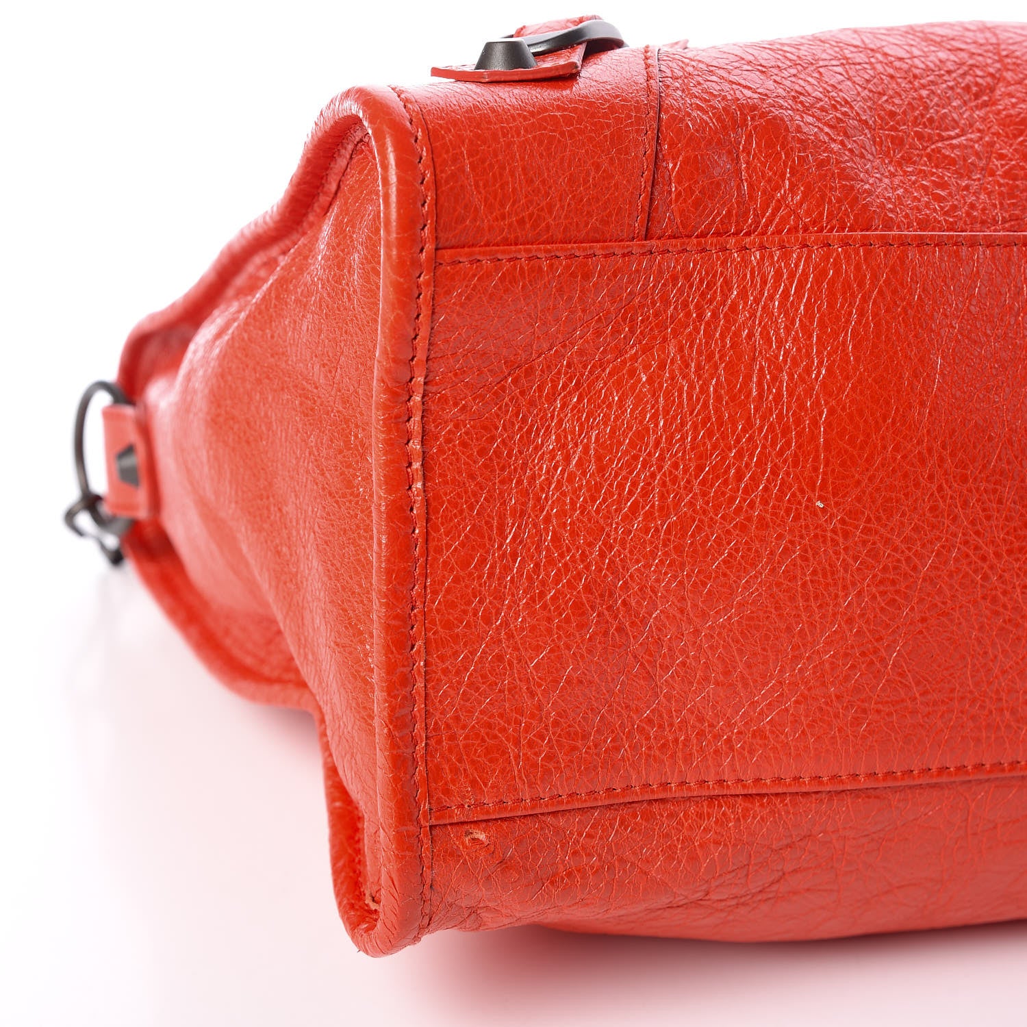 Balenciaga Agneau Classic Hardware City Rouge Coquelicot Rouge Braise 9 of 10
