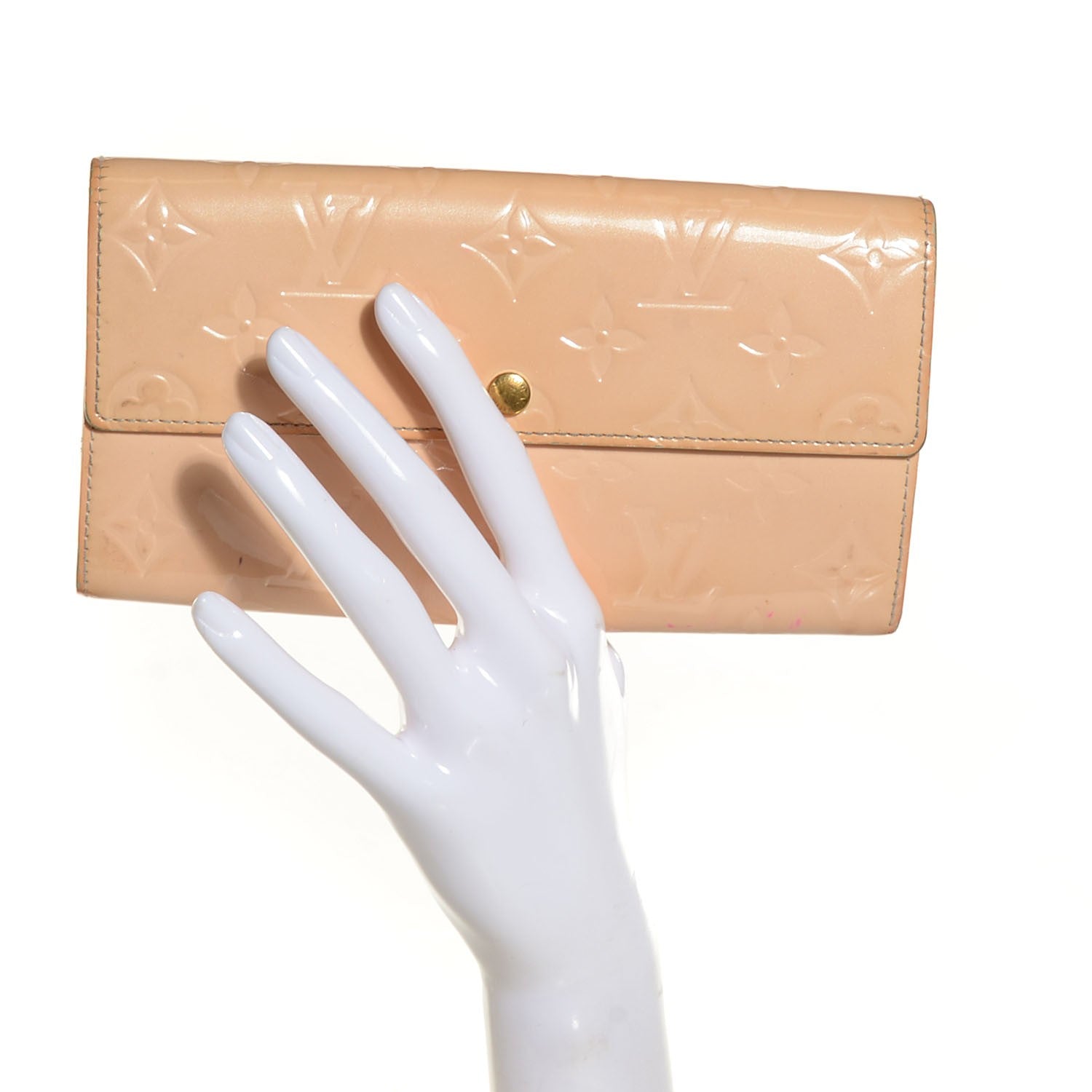 Louis Vuitton Vernis Sarah Wallet Noisette 2 of 7