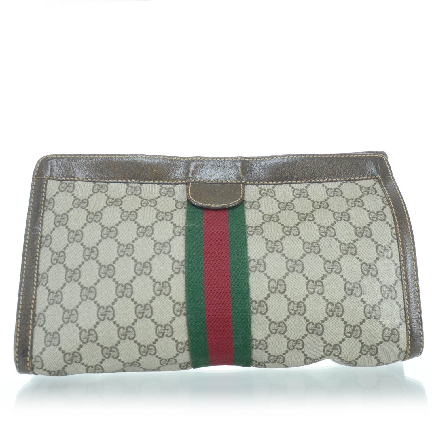 Gucci Monogram Web Clutch 1 of 10