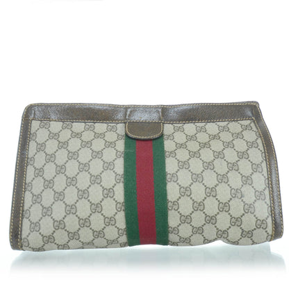 Gucci Monogram Web Clutch 1 of 10