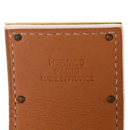 Hermes Epsom Kelly Dog Bracelet White 6 of 6