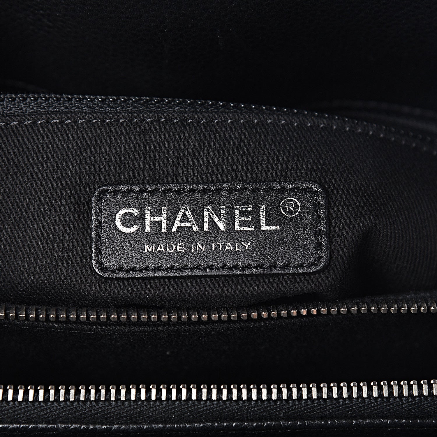 Chanel Caviar Quilted CC Timeless Soft Tote Black 6 of 10