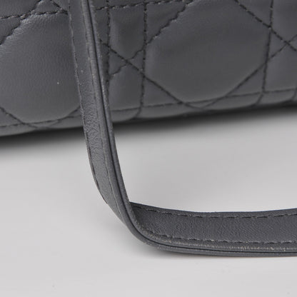 Christian Dior Lambskin Cannage Large Lady Dior Grey 11 of 20