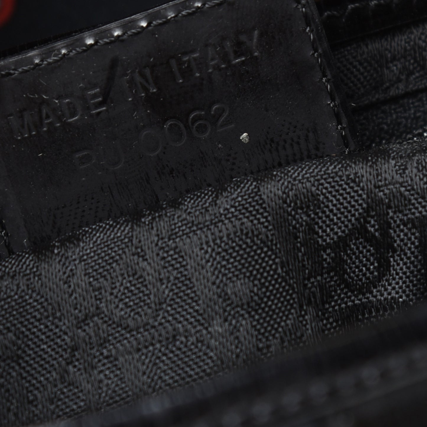 Canvas Floral Saddle Bag Black