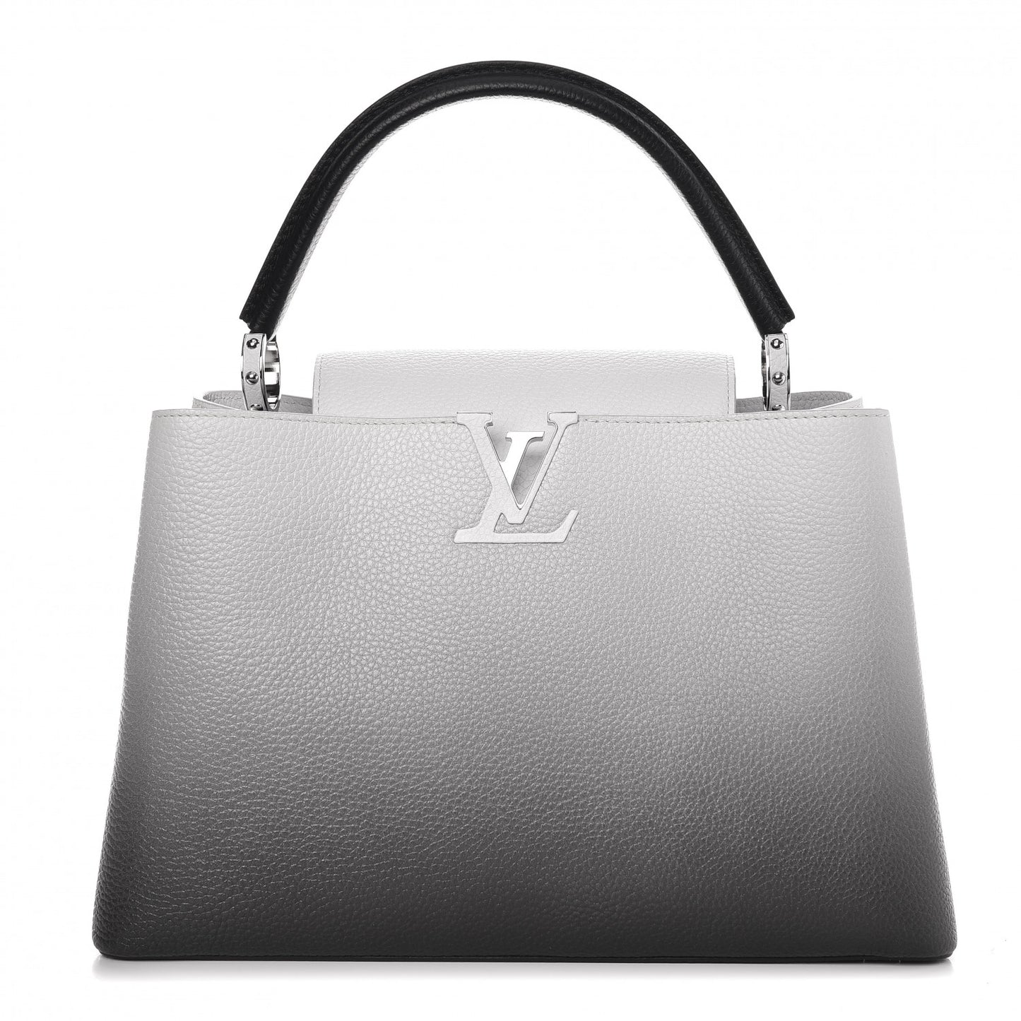 Taurillon Capucines MM Cloudy Black