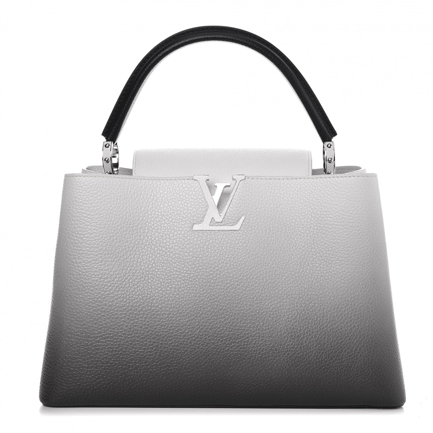 Louis Vuitton Taurillon Capucines MM Cloudy Black 1 of 6