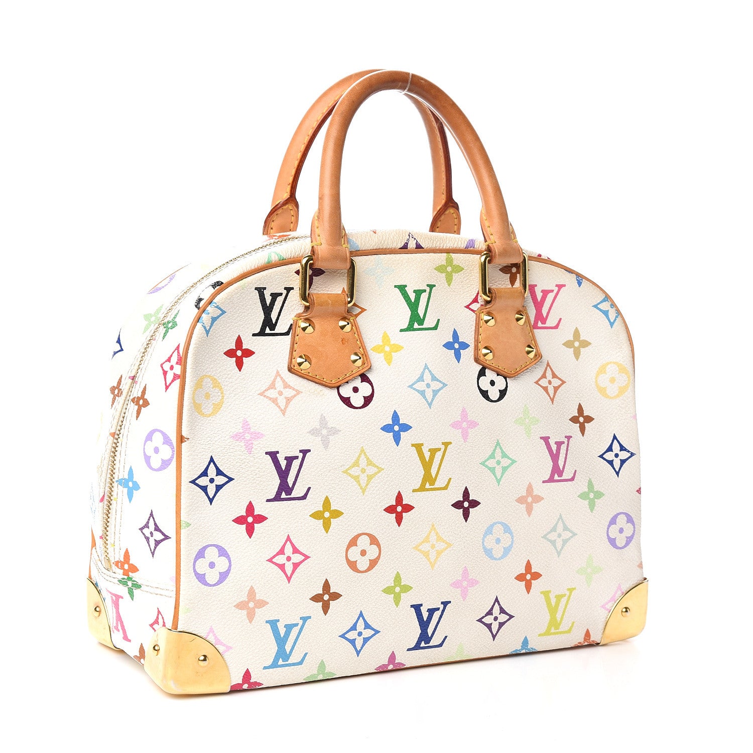 Louis Vuitton Monogram Multicolor Trouville White 3 of 13