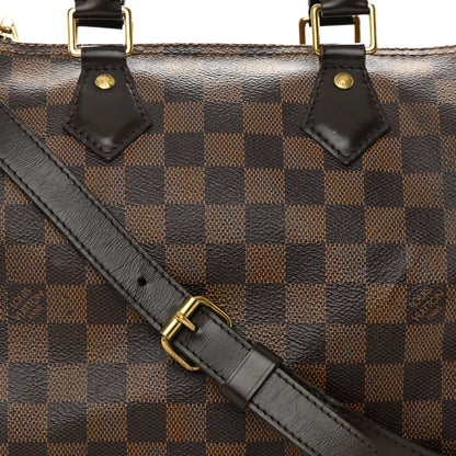 Louis Vuitton Damier Ebene Speedy Bandouliere 25 8 of 19