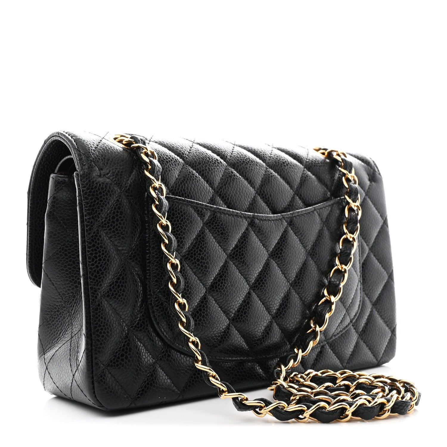 Chanel Caviar Quilted Small Double Flap Black 3 of 11