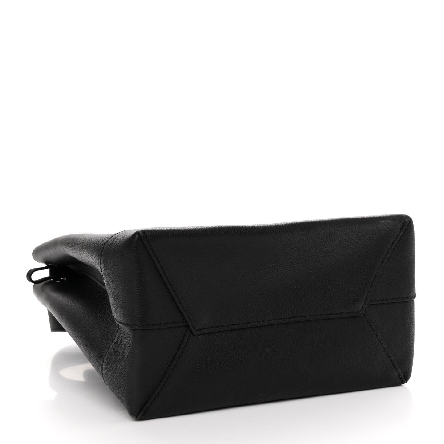 Calfskin Lockme Backpack Black