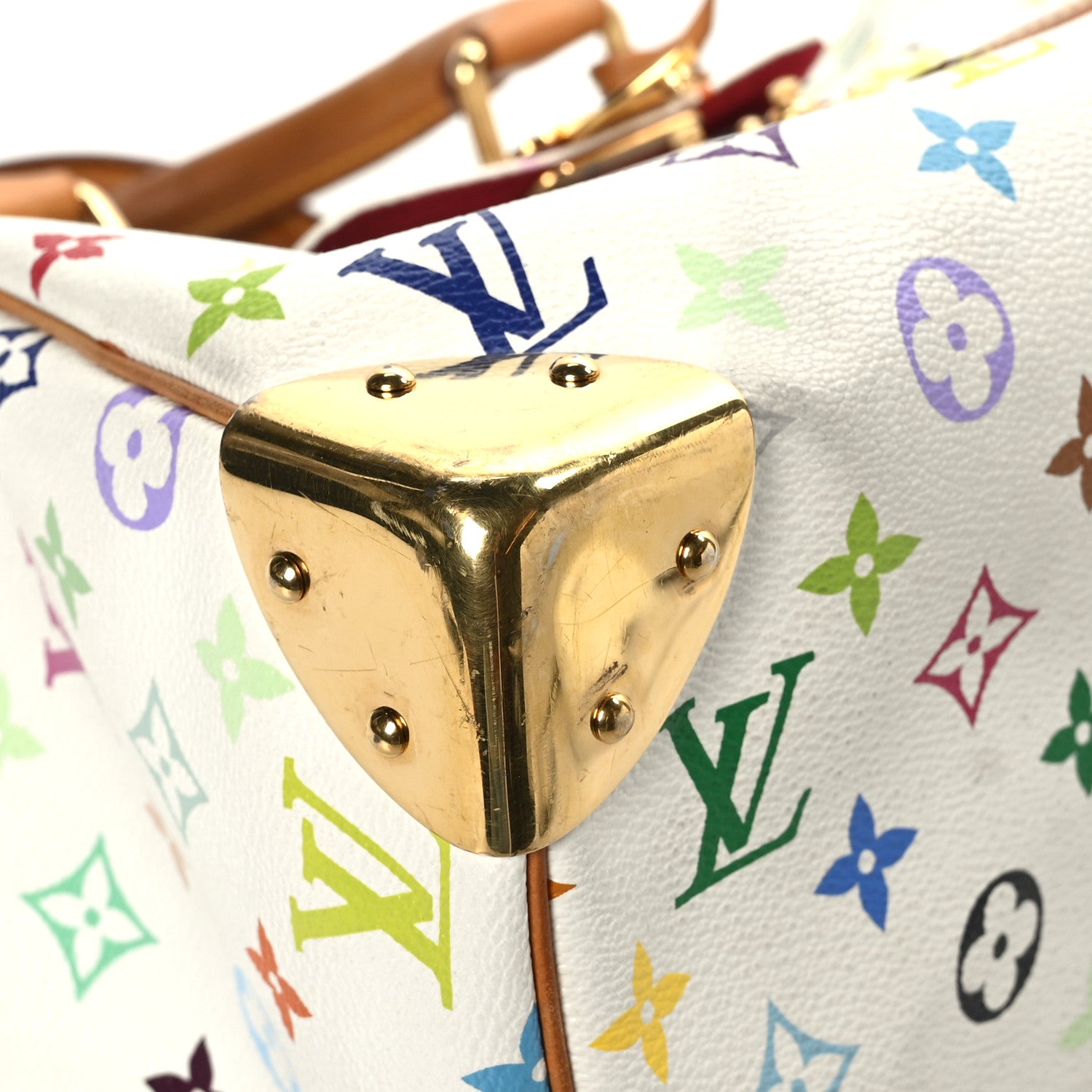 Louis Vuitton Monogram Multicolor Speedy 30 White 7 of 9