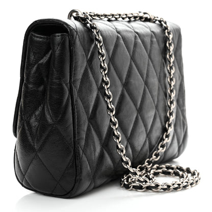 Mulberry Shiny Buffalo Medium Lily Flap Black 3 of 9