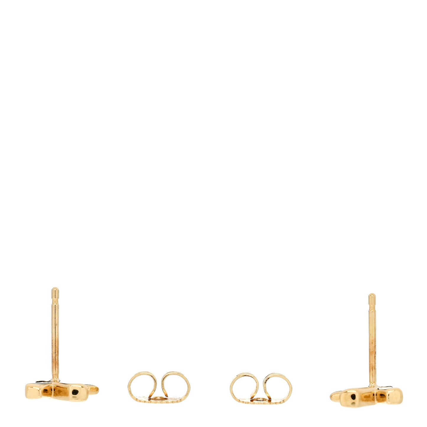 18K Yellow Gold Mini Paloma's Graffiti X Earrings