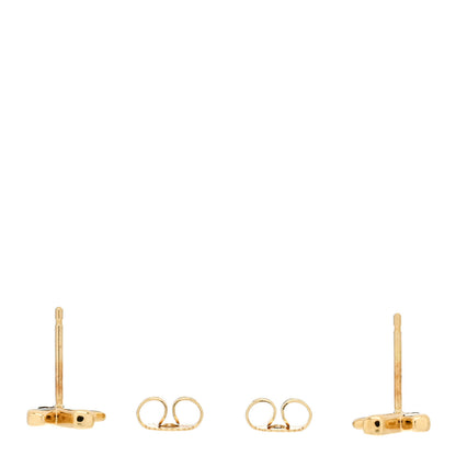 Tiffany 18K Yellow Gold Mini Paloma's Graffiti X Earrings 3 of 4