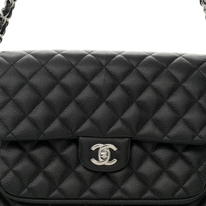 Chanel Caviar Quilted Flap Tote Black 8 of 10