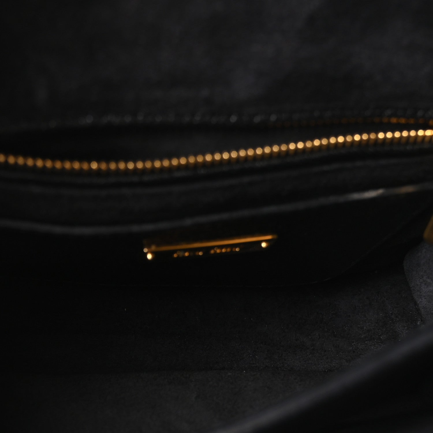Miu Miu Goatskin Madras Crossbody Bag Black 4 of 9