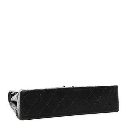 Chanel Lambskin Quilted Medium Double Flap Black 3 of 6
