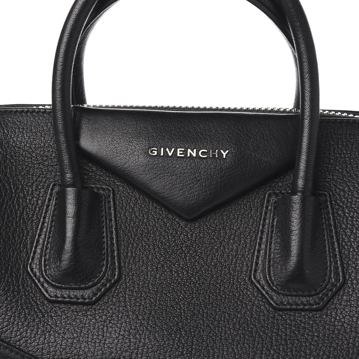 Sugar Goatskin Medium Antigona Black