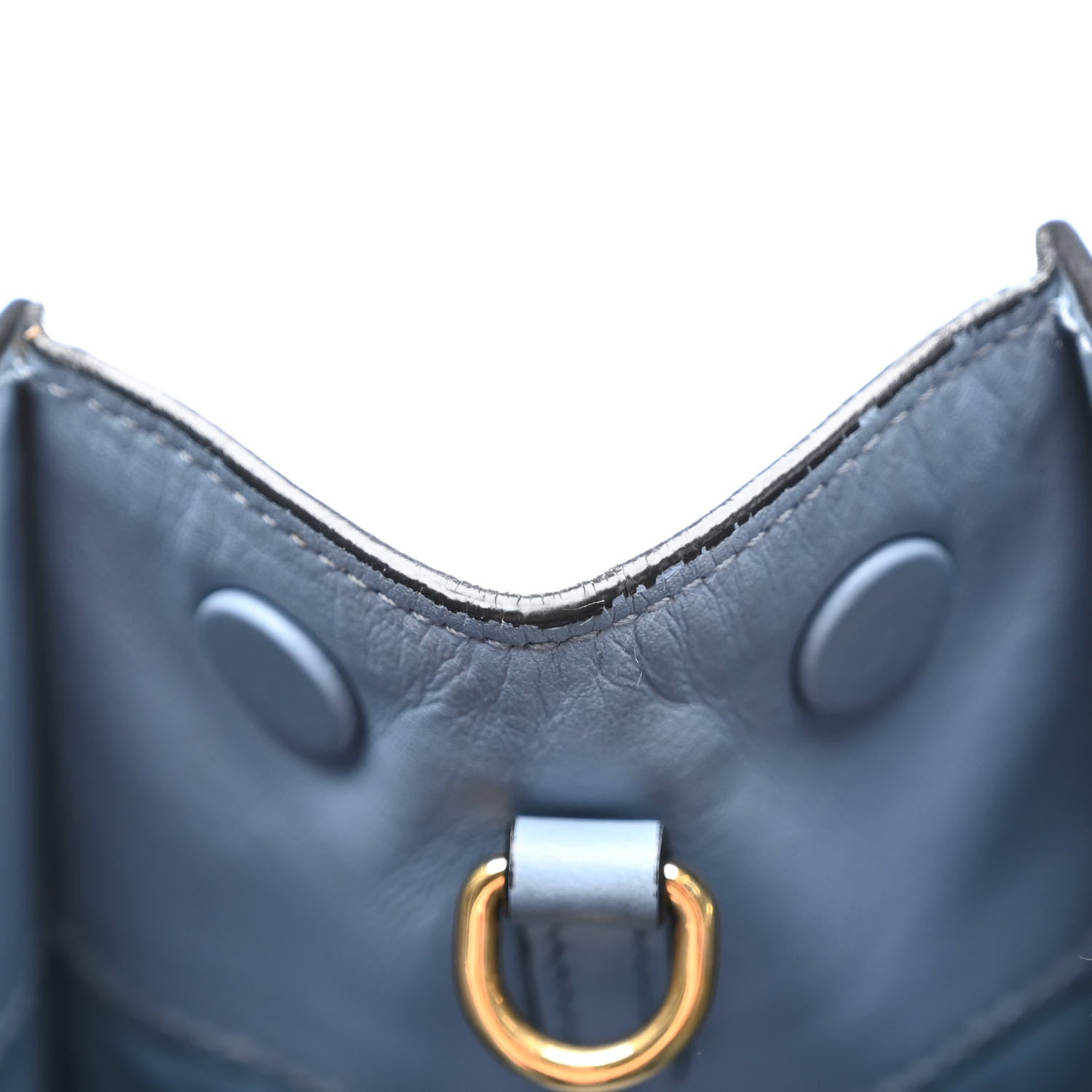 Prada Saffiano Cuir Calfskin Small Monochrome Top Handle Tote Astrale 11 of 12