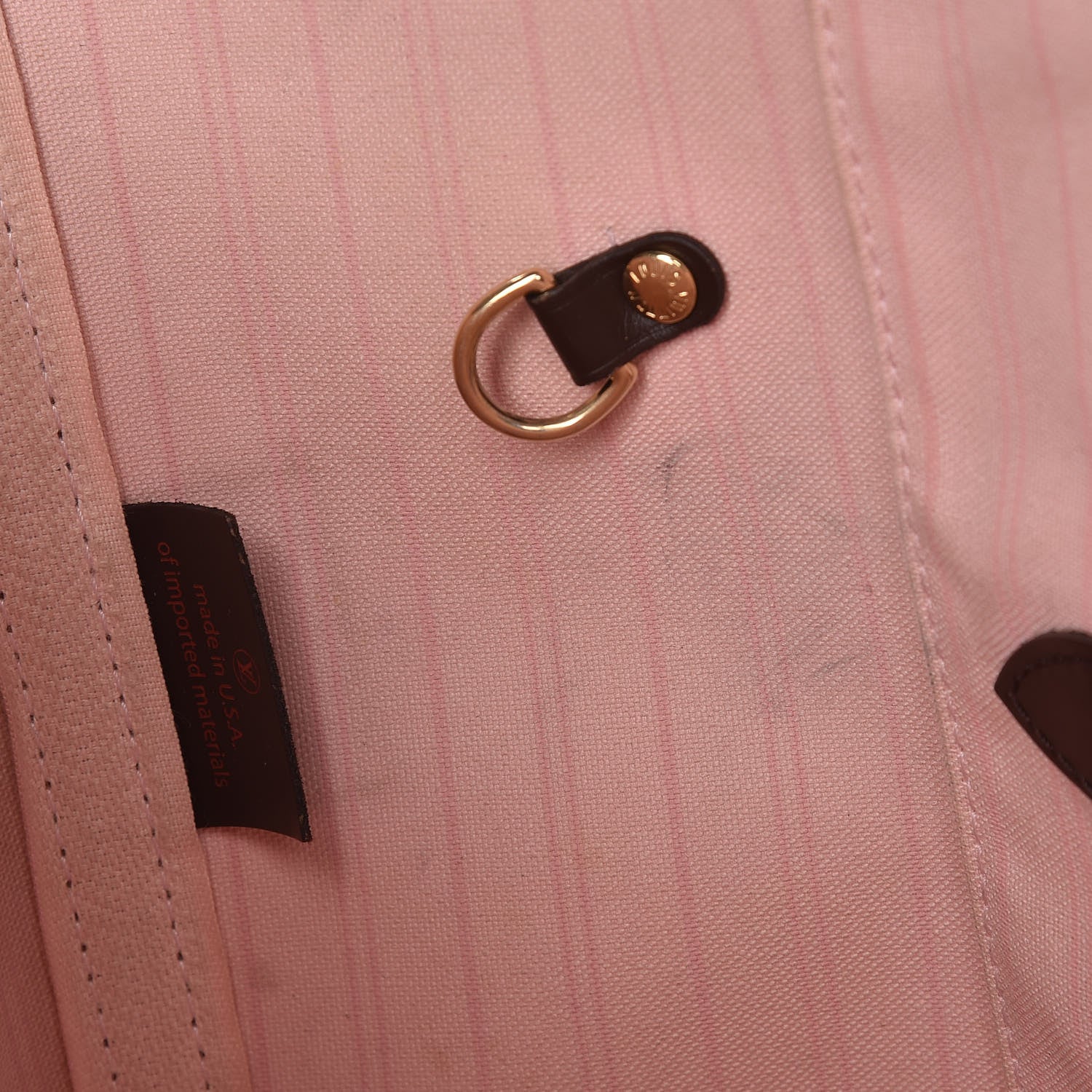 Louis Vuitton Damier Ebene Neo Neverfull MM Rose Ballerine 15 of 19