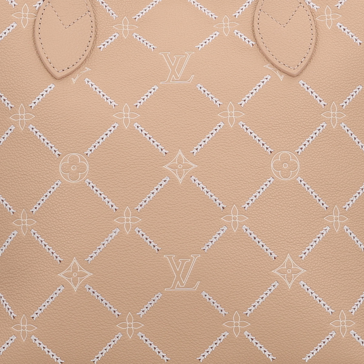 Louis Vuitton Empreinte Monogram Couture Neverfull MM Hazelnut 8 of 10