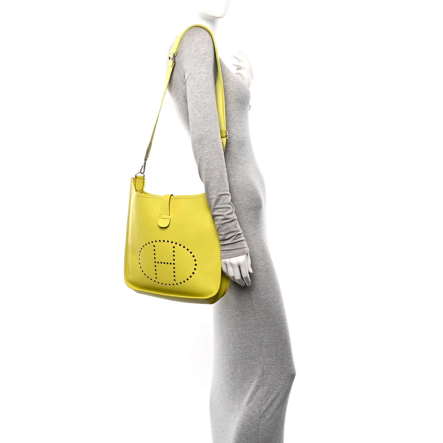 Hermes Epsom Evelyne III GM Lime 2 of 10