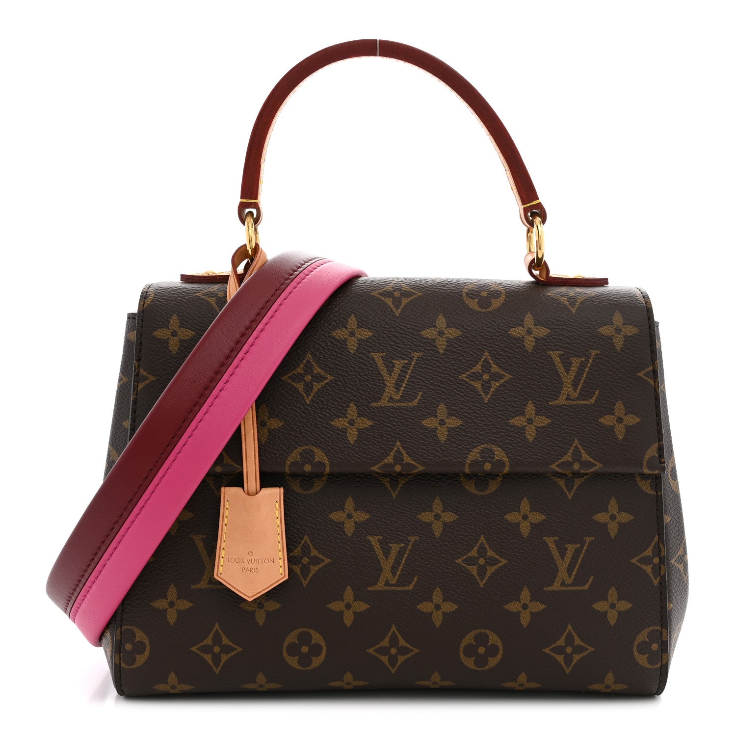 Louis Vuitton Monogram Cluny BB Bordeaux Fuchsia 1 of 9