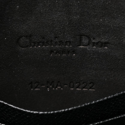 Christian Dior Grained Calfskin Saddle Belt Clutch Black 6 of 9