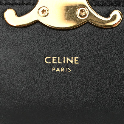 Celine Shiny Calfskin Mini Triomphe Black 6 of 9