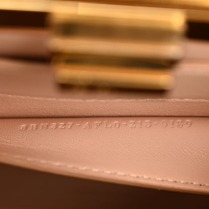 Fendi Vitello Seta Nappa Bi-Color Small Peekaboo I SEE U Satchel Miele Scuro Light Rose Ghianda 10 of 13