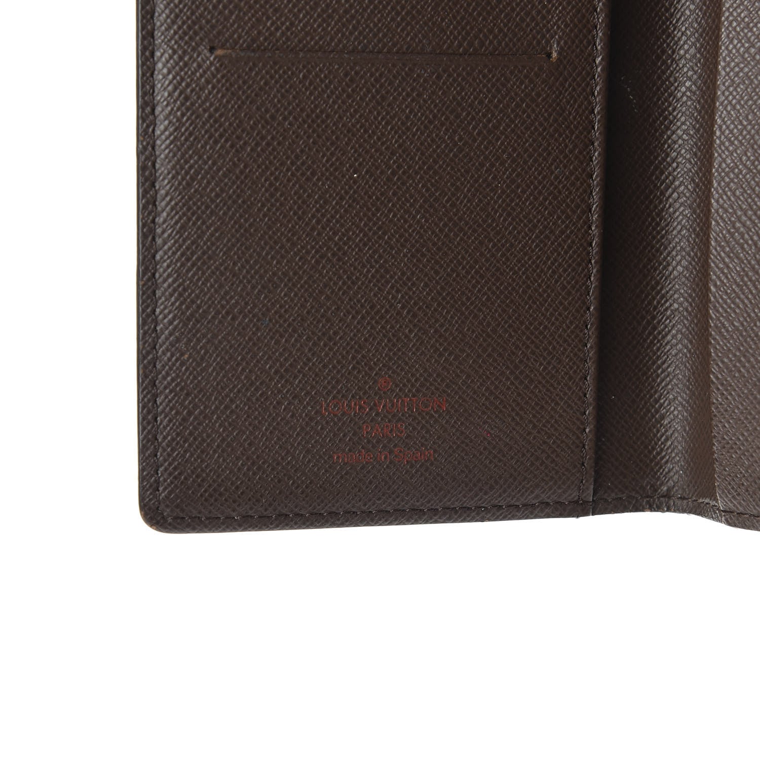 Louis Vuitton Damier Ebene Pocket Agenda Cover 6 of 8