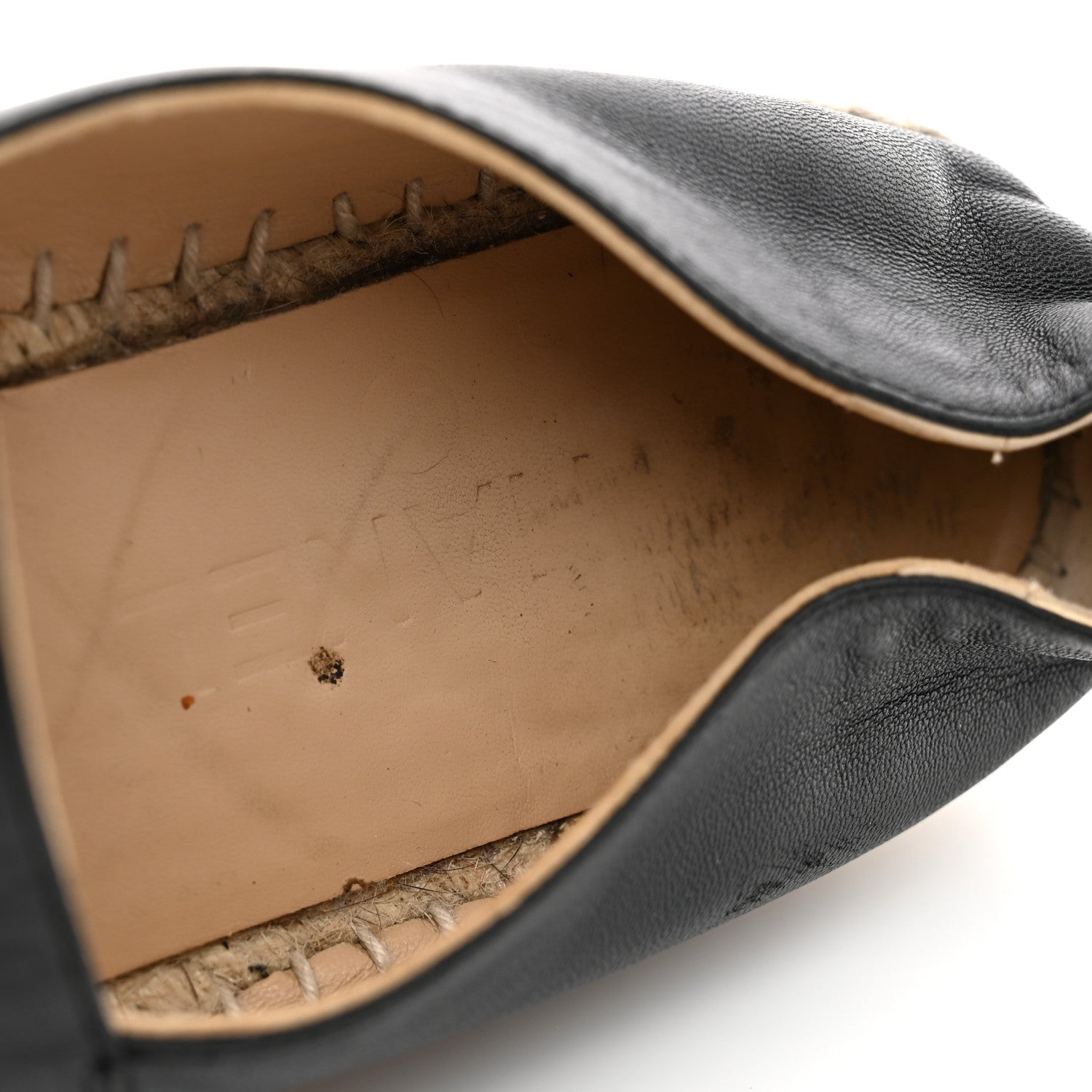 Chanel Lambskin CC Espadrilles 37 Black 7 of 11
